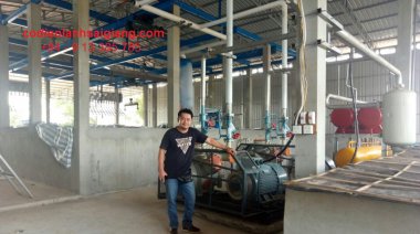 Nhà máy nước đá cây công suất 800 cây/15h