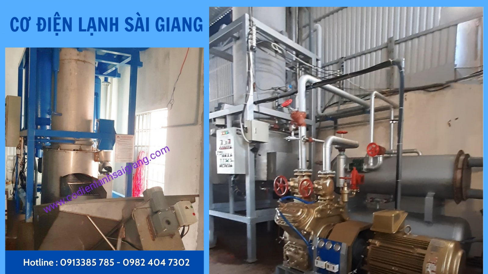 Máy nước đá viên công nghiệp Cơ Điện Lạnh Sài Giang uy tín hàng đầu